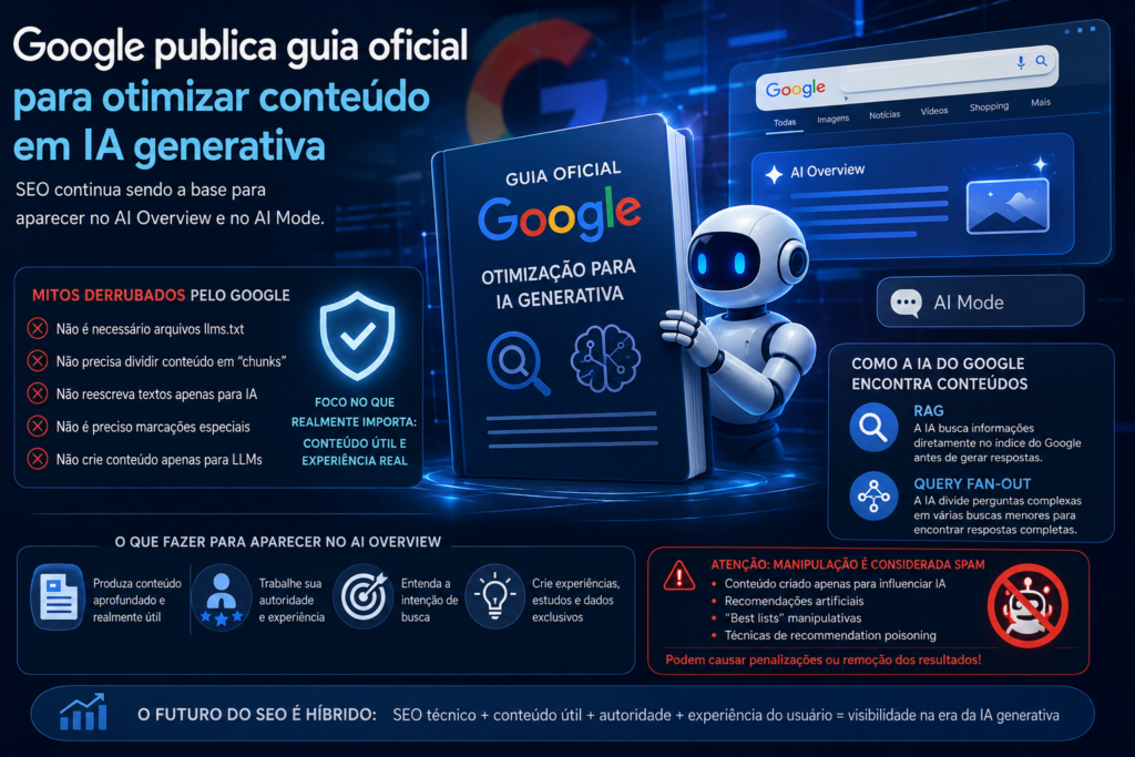 Google Publica Guia Oficial Para Otimizar Conteúdo em IA Generativa: O Que Muda no SEO em 2026
